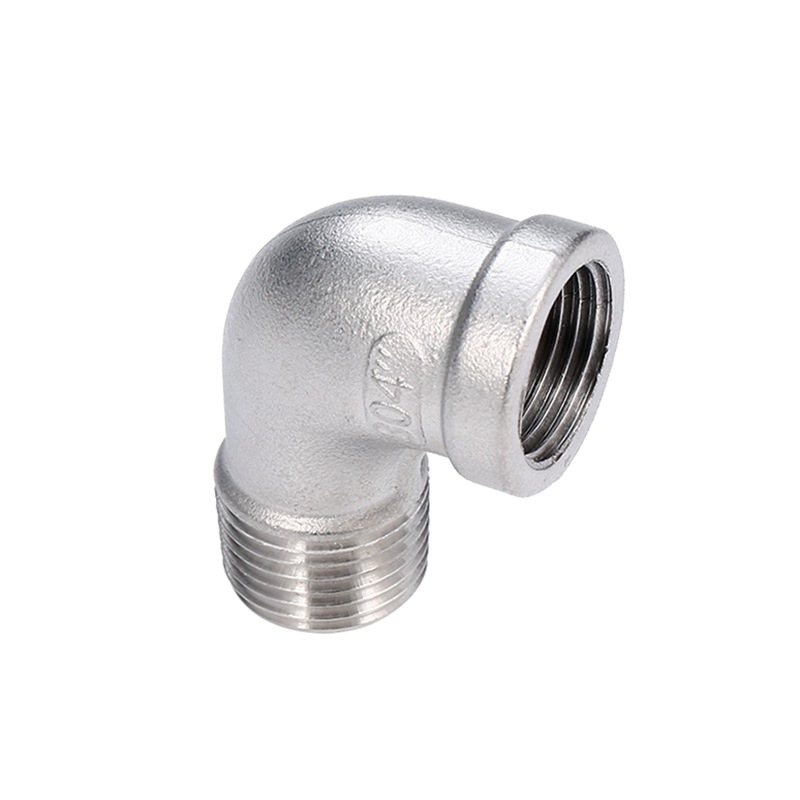 304 Nerezová ocel odlité 90 ° Street Loket Threped Trupe Fittings