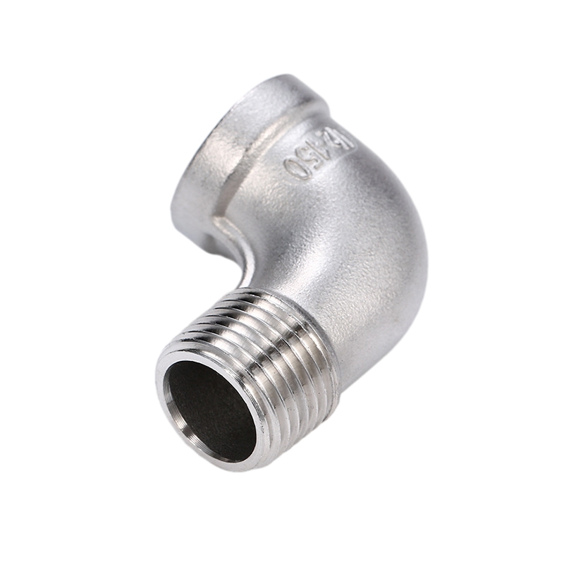 304 Nerezová ocel odlité 90 ° Street Loket Threped Trupe Fittings